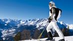 Skifahrerin mit Panorama Gradonna (c) Schultz-Gruppe